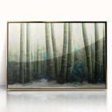 Serene Bamboo Forest Wall Art – Nature-Inspired Canvas Print