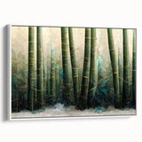 Serene Bamboo Forest Wall Art – Nature-Inspired Canvas Print