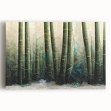 Serene Bamboo Forest Wall Art – Nature-Inspired Canvas Print