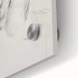 Abstract figurative acrylic artwork on glass showcasing vibrant colors and intricate details, perfect for modern decor and artistic expression in contemporary spaces.