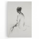 Abstract figurative stretched canvas artwork showcasing vibrant colors and dynamic shapes, perfect for modern home decor. Ideal for art enthusiasts and contemporary spaces.