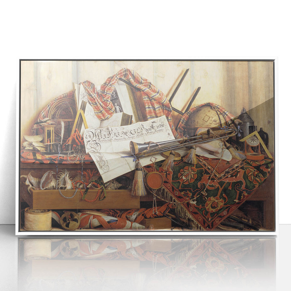Baroque Still Life: Classic Art Print with Rich Symbolic Details