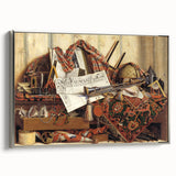 Baroque Still Life: Classic Art Print with Rich Symbolic Details