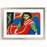 Expressionist Art - Seated Girl (1910) by Ernst Ludwig Kirchner