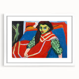 Expressionist Art - Seated Girl (1910) by Ernst Ludwig Kirchner