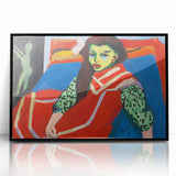 Expressionist Art - Seated Girl (1910) by Ernst Ludwig Kirchner