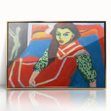 Expressionist Art - Seated Girl (1910) by Ernst Ludwig Kirchner