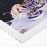 Impressionist Portrait - Lady at the Tea Table by Cassatt, Elegant Wall Art