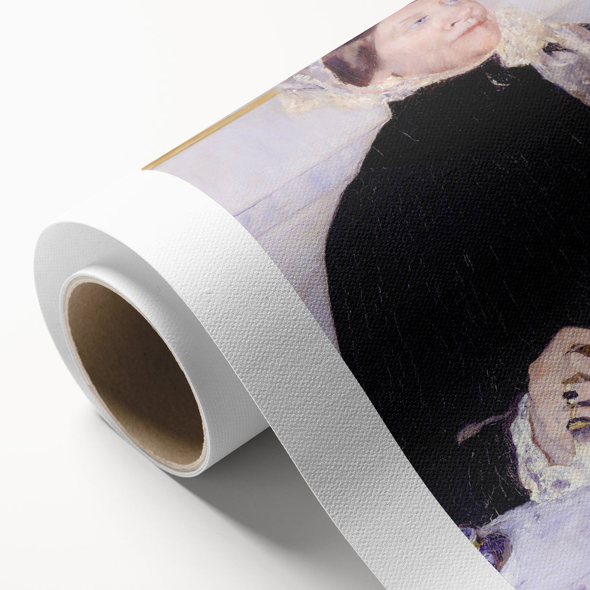 Impressionist Portrait - Lady at the Tea Table by Cassatt, Elegant Wall Art