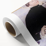 Impressionist Portrait - Lady at the Tea Table by Cassatt, Elegant Wall Art