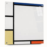 Geometric Composition - Minimalist Modern Wall Art in Primary Colors