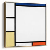 Geometric Composition - Minimalist Modern Wall Art in Primary Colors