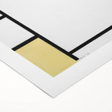 Geometric Composition - Minimalist Modern Wall Art in Primary Colors
