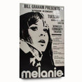 Melanie 1971 Concert Poster - Retro Music Wall Art