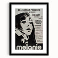 Melanie 1971 Concert Poster - Retro Music Wall Art