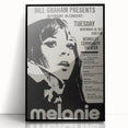 Melanie 1971 Concert Poster - Retro Music Wall Art