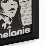 Melanie 1971 Concert Poster - Retro Music Wall Art