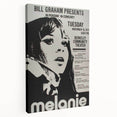 Melanie 1971 Concert Poster - Retro Music Wall Art
