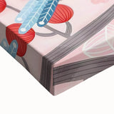 Charming Birds & Flowers Girls Room Wall Art - Kids Nature Decor