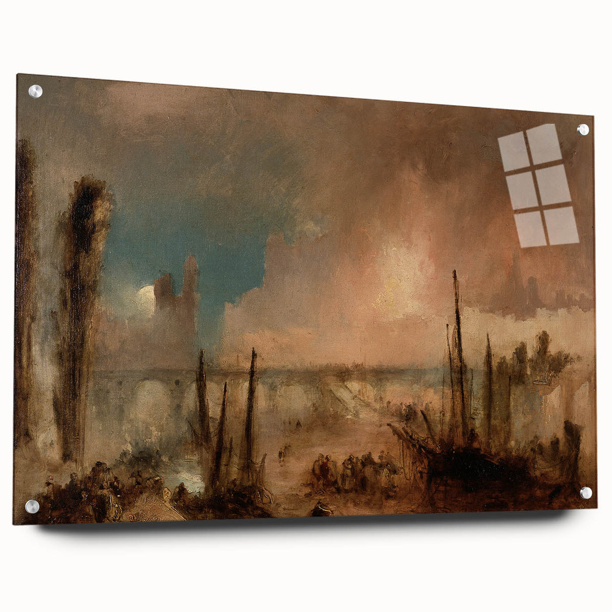 Romanticism Art: Burning of Parliament - Famous Romantic Era Painting