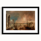 Romanticism Art: Burning of Parliament - Famous Romantic Era Painting