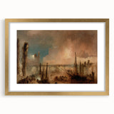 Romanticism Art: Burning of Parliament - Famous Romantic Era Painting