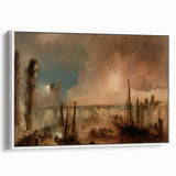 Romanticism Art: Burning of Parliament - Famous Romantic Era Painting