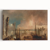 Romanticism Art: Burning of Parliament - Famous Romantic Era Painting