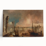 Romanticism Art: Burning of Parliament - Famous Romantic Era Painting