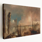 Romanticism Art: Burning of Parliament - Famous Romantic Era Painting