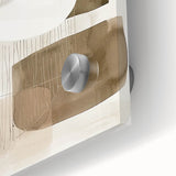 Contemporary Dining Art Pieces - Neutral Abstract Canvas