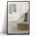 Contemporary Dining Art Pieces - Neutral Abstract Canvas