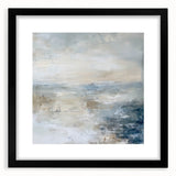 Coastal Serenity Living Room Wall Art – Abstract Canvas Print