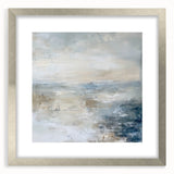 Coastal Serenity Living Room Wall Art – Abstract Canvas Print