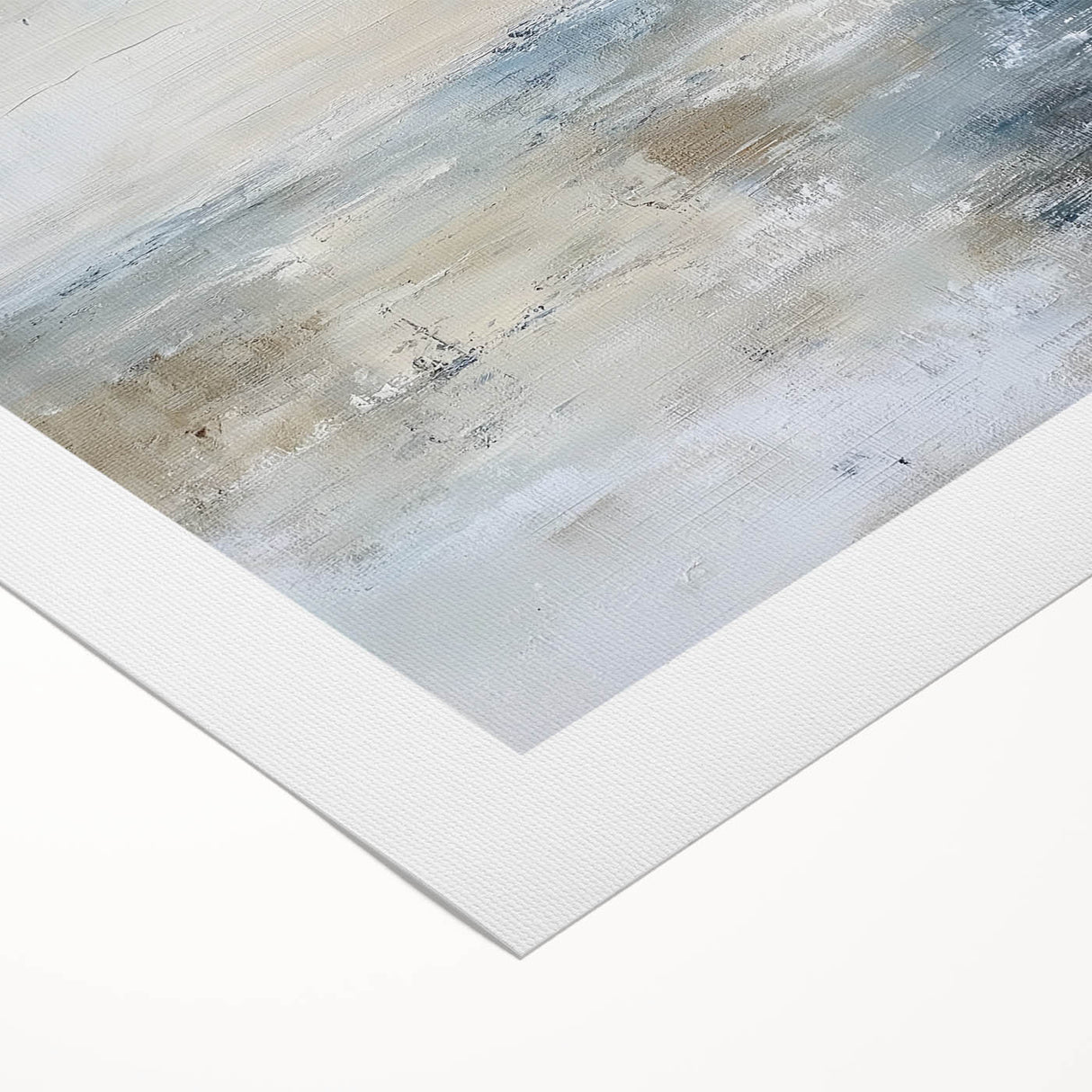Coastal Serenity Living Room Wall Art – Abstract Canvas Print