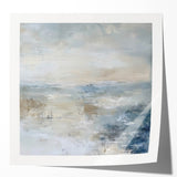 Coastal Serenity Living Room Wall Art – Abstract Canvas Print