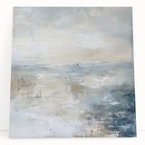 Coastal Serenity Living Room Wall Art – Abstract Canvas Print