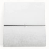 Abstract landscape stretched canvas artwork showcasing vibrant colors and dynamic brush strokes, leaning against a neutral wall, perfect for modern home decor.