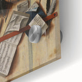 Baroque Musical Still Life: Classic Art Print with Timeless Elegance