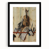 Baroque Musical Still Life: Classic Art Print with Timeless Elegance