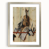 Baroque Musical Still Life: Classic Art Print with Timeless Elegance