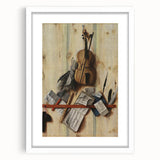 Baroque Musical Still Life: Classic Art Print with Timeless Elegance