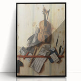 Baroque Musical Still Life: Classic Art Print with Timeless Elegance