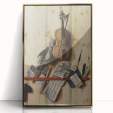 Baroque Musical Still Life: Classic Art Print with Timeless Elegance