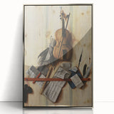 Baroque Musical Still Life: Classic Art Print with Timeless Elegance