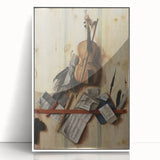 Baroque Musical Still Life: Classic Art Print with Timeless Elegance