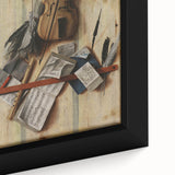 Baroque Musical Still Life: Classic Art Print with Timeless Elegance