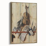 Baroque Musical Still Life: Classic Art Print with Timeless Elegance