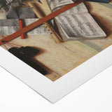 Baroque Musical Still Life: Classic Art Print with Timeless Elegance