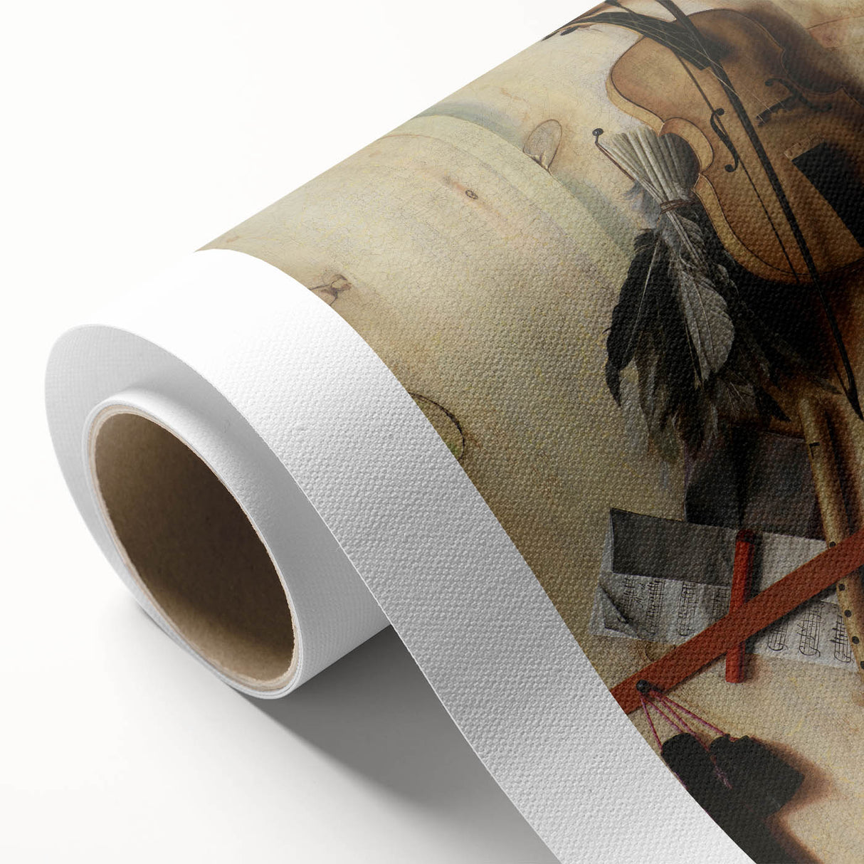 Baroque Musical Still Life: Classic Art Print with Timeless Elegance